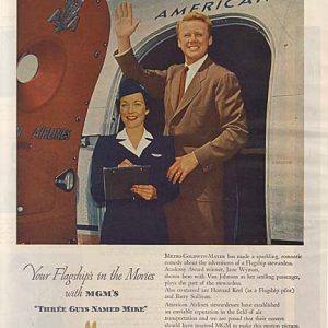 Jane Wyman American Airlines Ad 1951