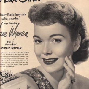 Jane Wyman Lux Toilet Soap Ad 1947