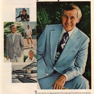 Johnny Carson Apparel Ad 1975