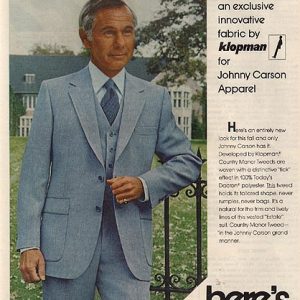 Johnny Carson Apparel Ad 1979