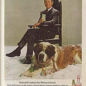 Johnny Carson Smirnoff Vodka Ad June 1969