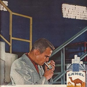 Lew Burdette Camel Cigarettes Ad 1958