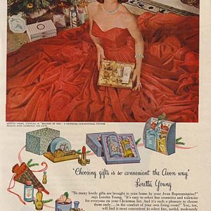 Loretta Young Avon Ad 1952