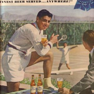 Pancho Gonzales Pabst Beer Ad 1950