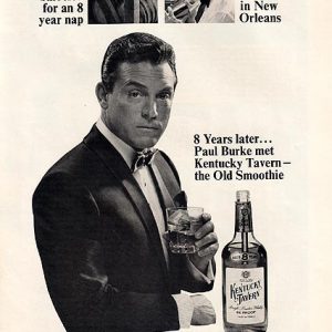 Paul Burke Kentucky Tavern Bourbon Whiskey Ad 1966