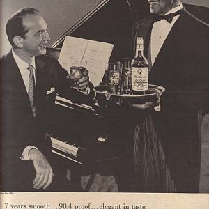 Percy Faith Walker's Straight Bourbon Ad 1956