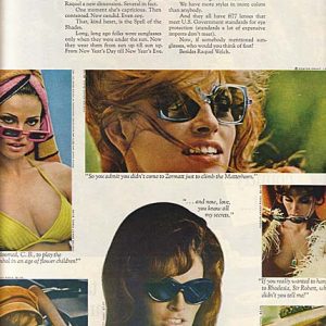 Raquel Welch Foster Grant Sunglasses Ad 1968