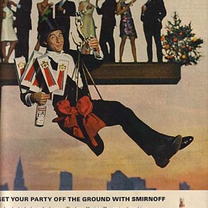 Sid Caesar Smirnoff Vodka Ad 1966