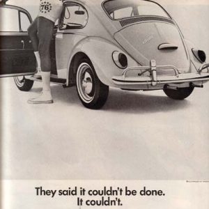 Wilt Chamberlain VW Bug Ad 1966