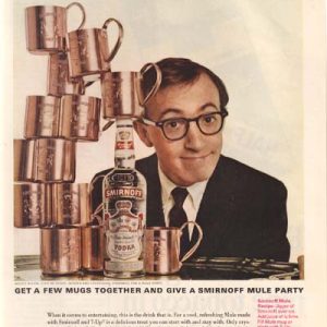 Woody Allen Smirnoff Vodka Ad September 1966