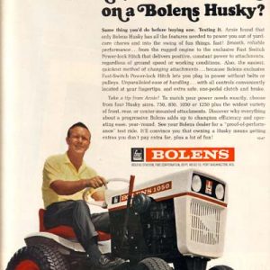 Arnold Palmer Bolens Lawn Tractors Ad 1967