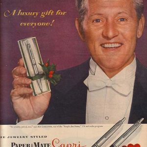 Art Linkletter Paper-Mate Pens Ad 1955