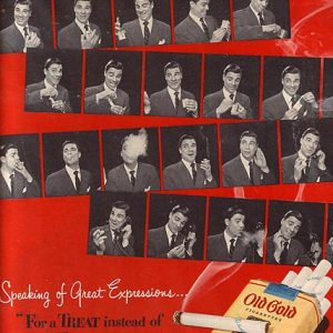 Bert Parks Old Gold Cigarettes Ad 1950