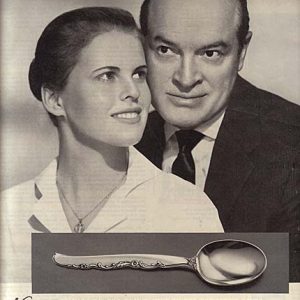 Bob Hope Heirloom Sterling Silverware Ad 1957