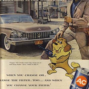 Dale Robertson AC Oil Filters Ad 1958