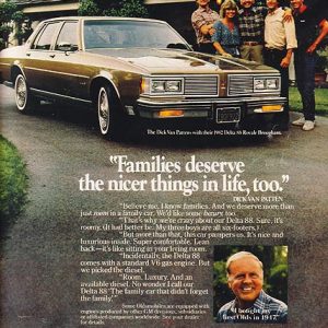 Dick Van Patten Oldsmobile Ad 1982