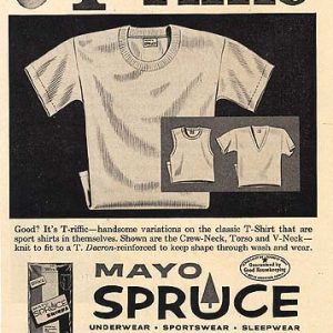 Duke Snider Mayo Spruce Clothing Ad 1956