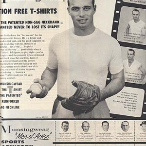 Ed Mathews Musingwear T-Shirts Ad 1958