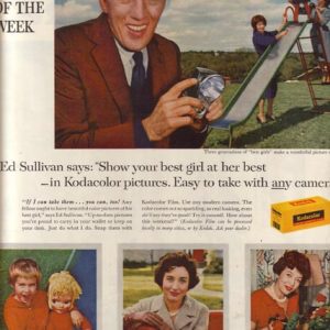 Ed Sullivan Kodak Film Ad 1960