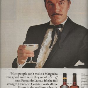 Fernando Lamas Heublein Cocktails Ad 1967