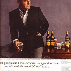 Gig Young Heublein Cocktails Ad 1965