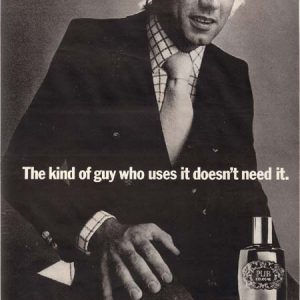 Joe Namath Pub Cologne Ad 1971