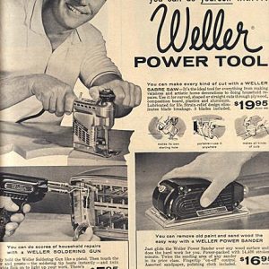 Mickey Mantle Weller Power Tools Ad 1958