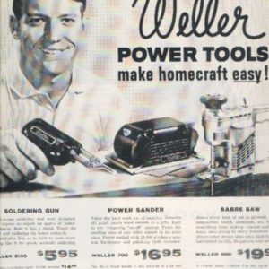 Mickey Mantle Weller Power Tools Ad October 1958