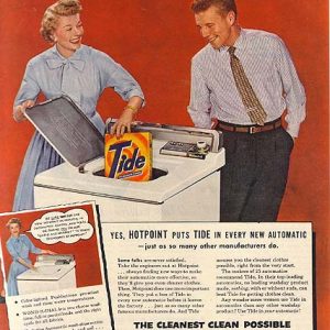 Ozzie & Harriet Nelson Tide Ad 1956