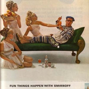 Phil Silvers Smirnoff Vodka Ad 1967