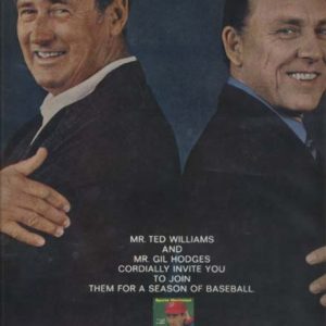 Ted Williams & Gil Hodges Ad 1970