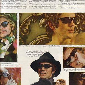 Terence Stamp Foster Grant Sunglasses Ad 1968