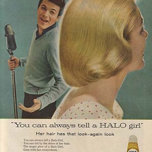 Tommy Sands Halo Shampoo Ad 1958