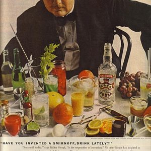 Walter Slezak Smirnoff Vodka Ad 1960