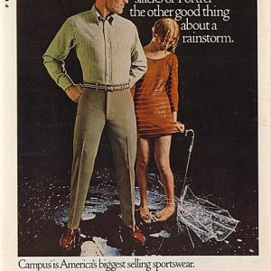 Campus Pants Men's Clothing Ad October 1968