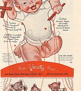 Carter’s Children’s Clothing Ad 1952