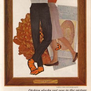 Dickies Pants Men's Clothing Ad 1964