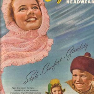 Eagleknit Hats Women's Clothing Ad 1944