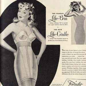 1956 Formfit Bra & Girdle Vintage Advertisement Womens Fashion