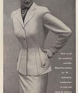 Handmacher Women's Clothing Ad 1949