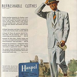 Haspel Men’s Clothing Ad 1949