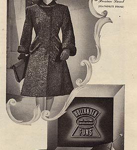 Hollander Furs Ad 1942