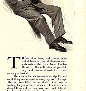 Kirschbaum Men’s Clothing Ad 1904