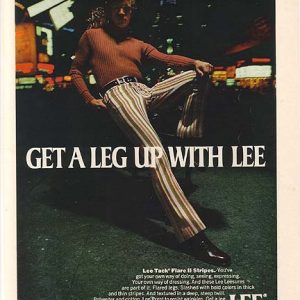 Lee Pants Men’s Clothing Ad 1971