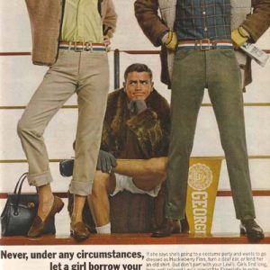 Levi's Pants Men’s Clothing Ad 1964