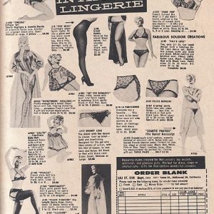 Lili St Cyr Lingerie Ad 1964