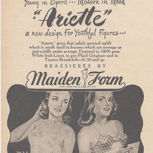 Maidenform Bra Ad 1946