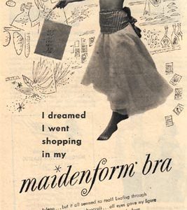 Maidenform Bra Ad 1949