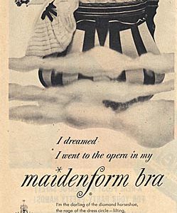 Maidenform Bra Ad 1954