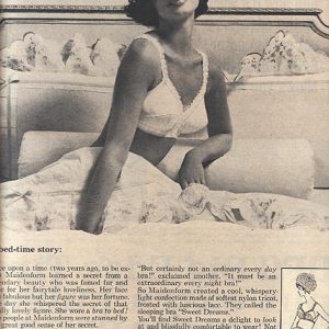 Maidenform Bra Ad April 1962